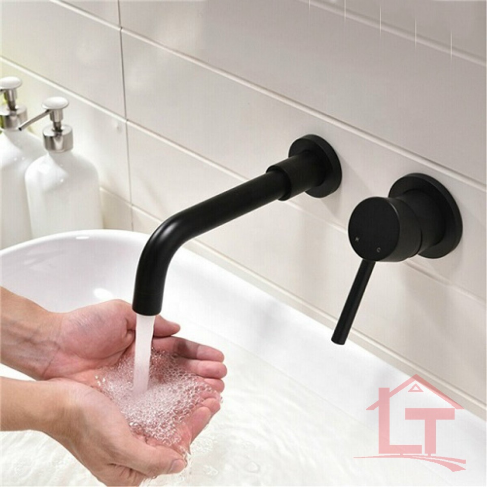 Vòi Lavabo Nóng Lạnh Âm Tường HK999 Cao Cấp